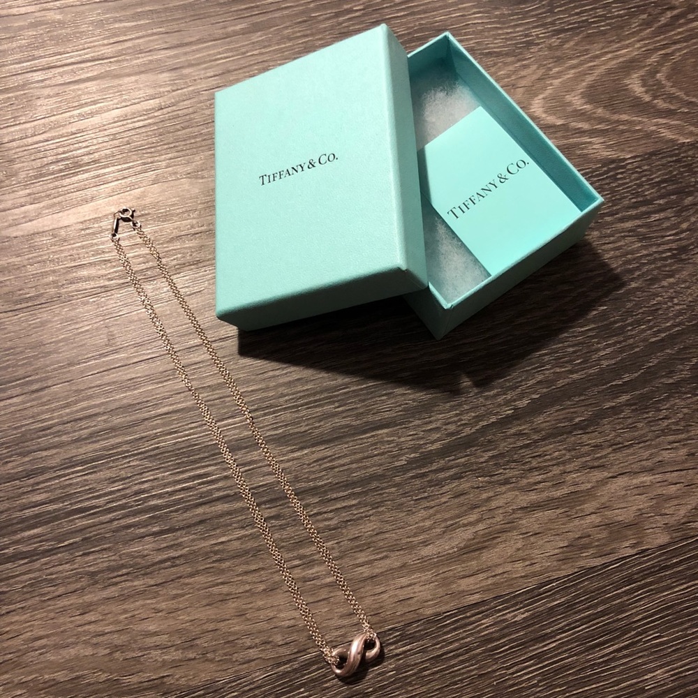 Tiffany and Co Infinity Double Chain Necklace